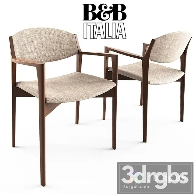 BB Italia Emy Chair 3D Model Free