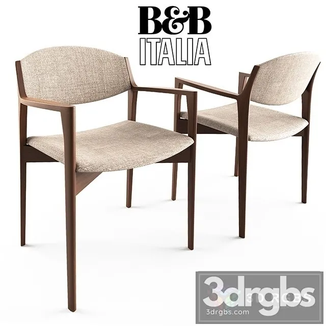 BB Italia Emy Chair 3D Model Free