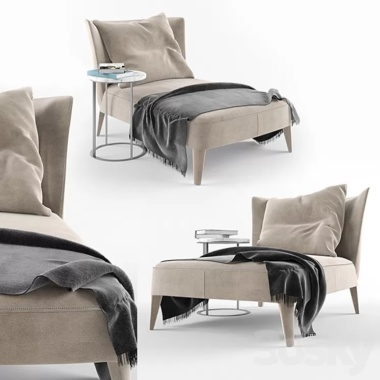 BB Italia Febo Lounge 3D Model