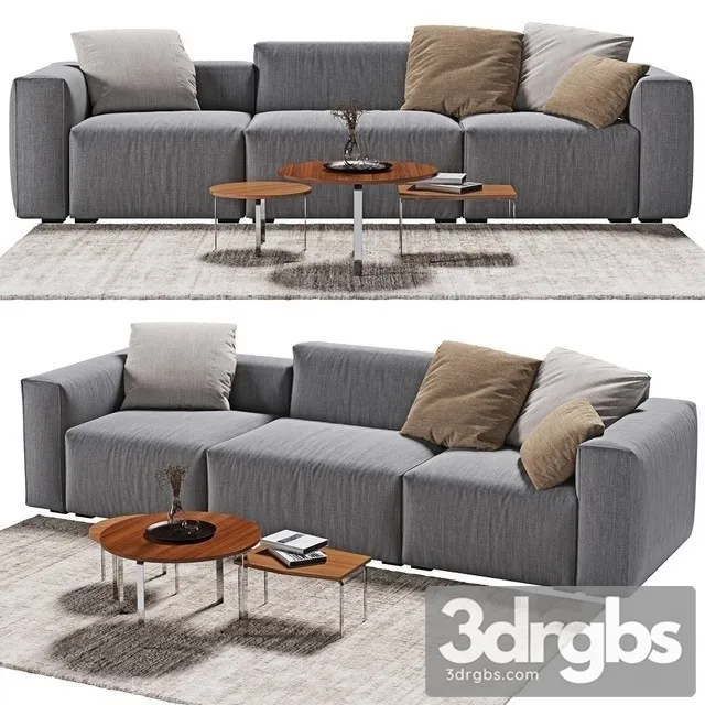 BB Italia George Sofa 02 3D Model Free
