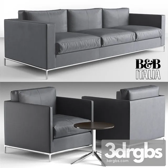 BB Italia George Sofa 3D Model Free