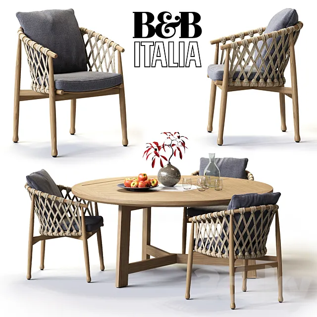 B&B Italia GINESTRA Round Table 3DModel
