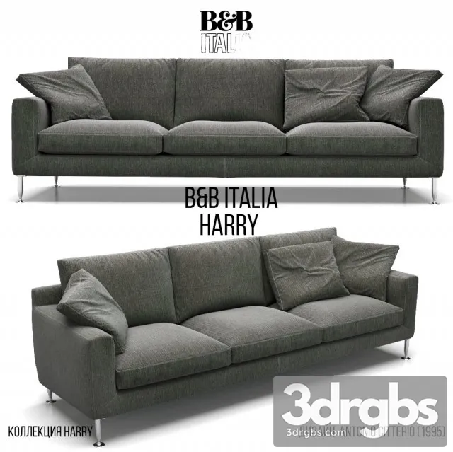 BB Italia Harry Sofa 3D Model Free