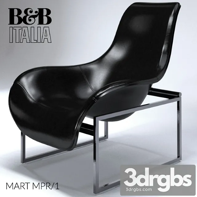 BB Italia Mart Mpr 1 Chair 3D Model Free