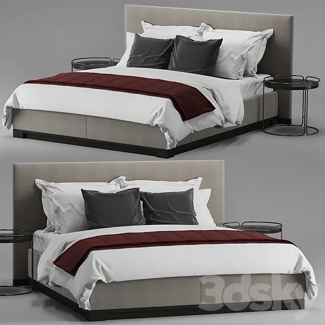 B&B italia Maxalto Bauci Ovidio bed 3DModel