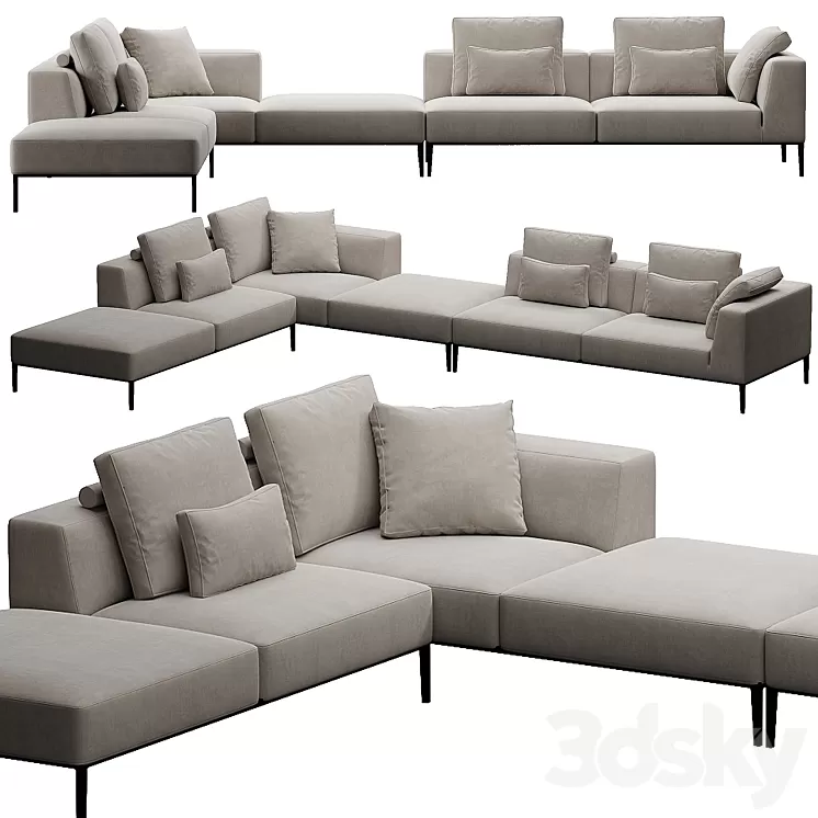 B&B Italia Michel Effe 3D Model