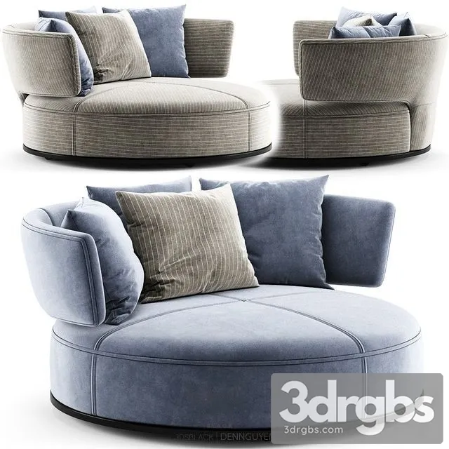 BB Italia Michel Effe 3D Model Free