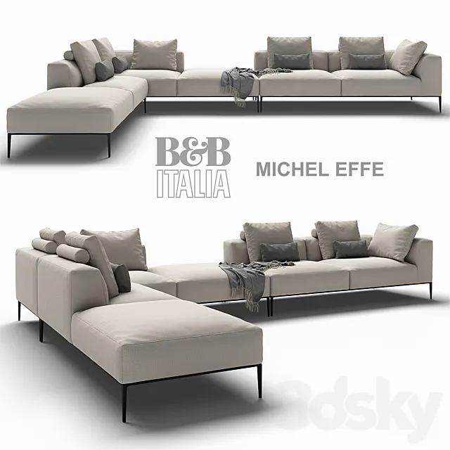 B&B ITALIA MICHEL EFFE 3DModel