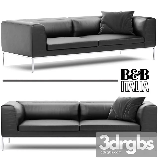 BB Italia Michel Sofa 3D Model Free