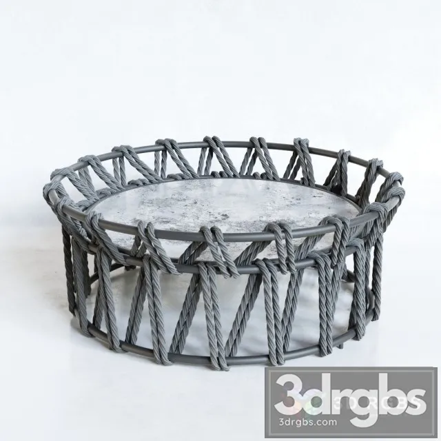 BB Italia Outdoor Butterfly Table 3D Model Free