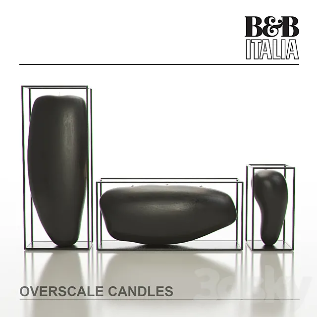 B&B ITALIA OVERSCALE Candles 3DModel