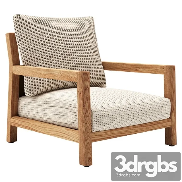 B&b italia pablo outdoor armchair 3D Model Free