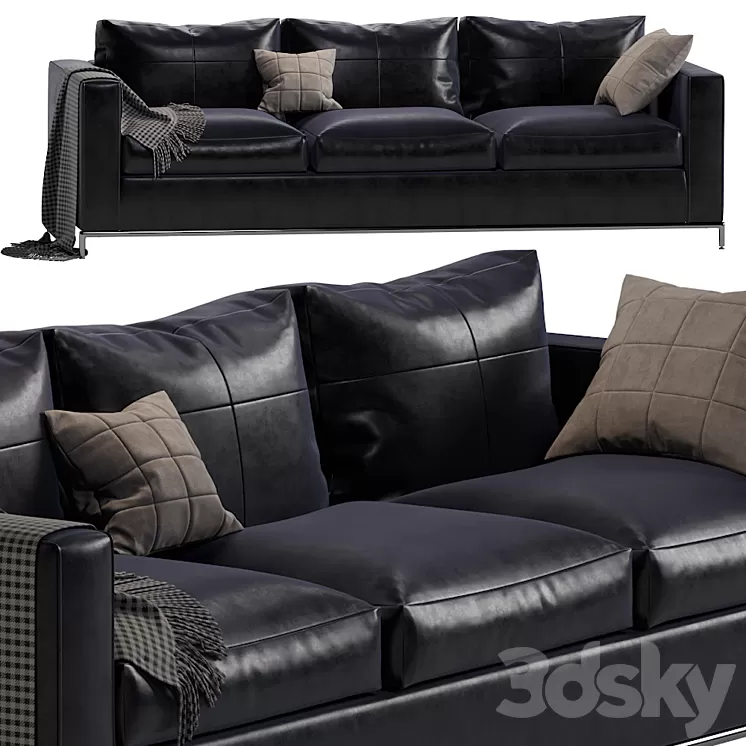 B&B Italia Project GEORGE Sofa 3D Model