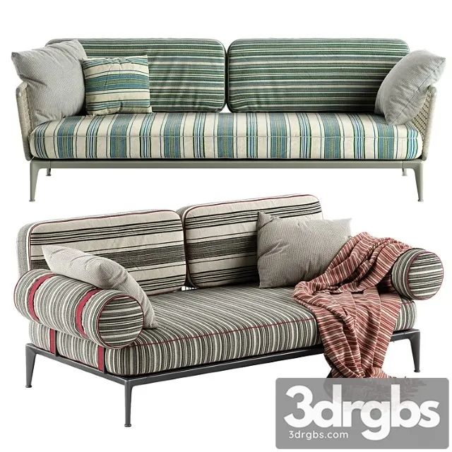 B&B Italia Ribes Sofa 1 3D Model Free