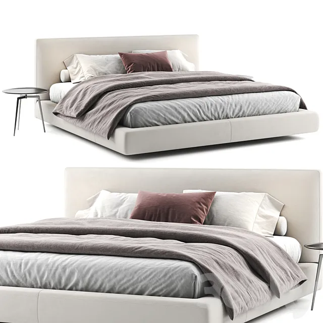B&B Italia RICARD BED 3D Model