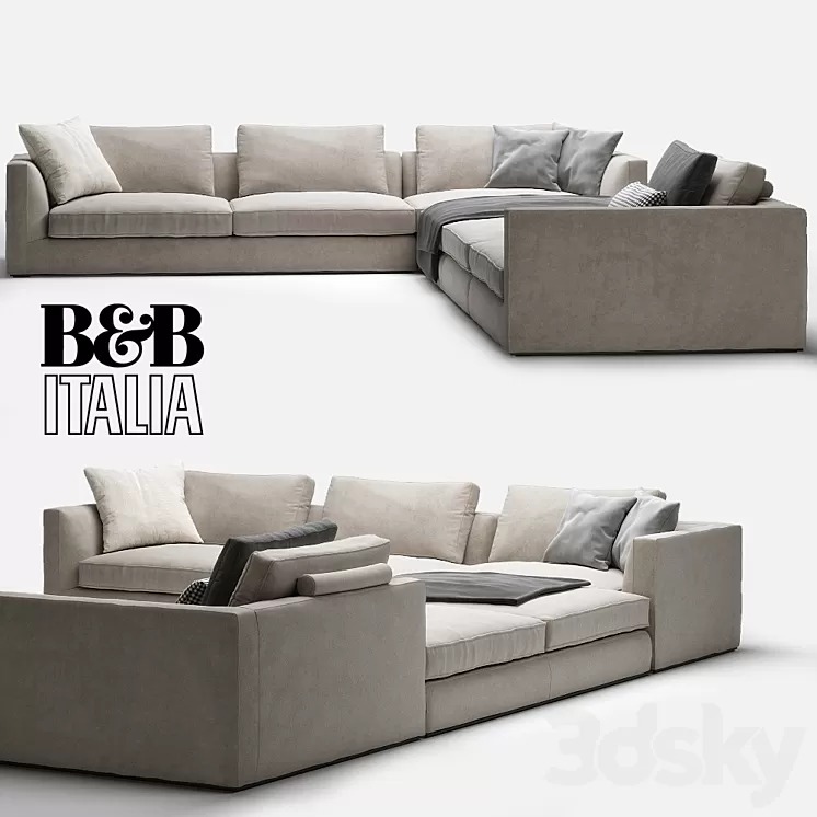 B&B ITALIA RICHARD 3D Model