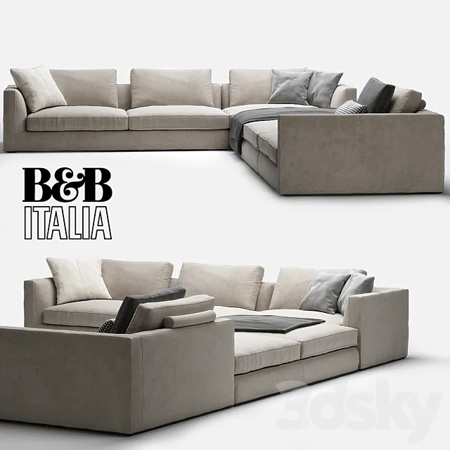 B&B ITALIA RICHARD 3D Model
