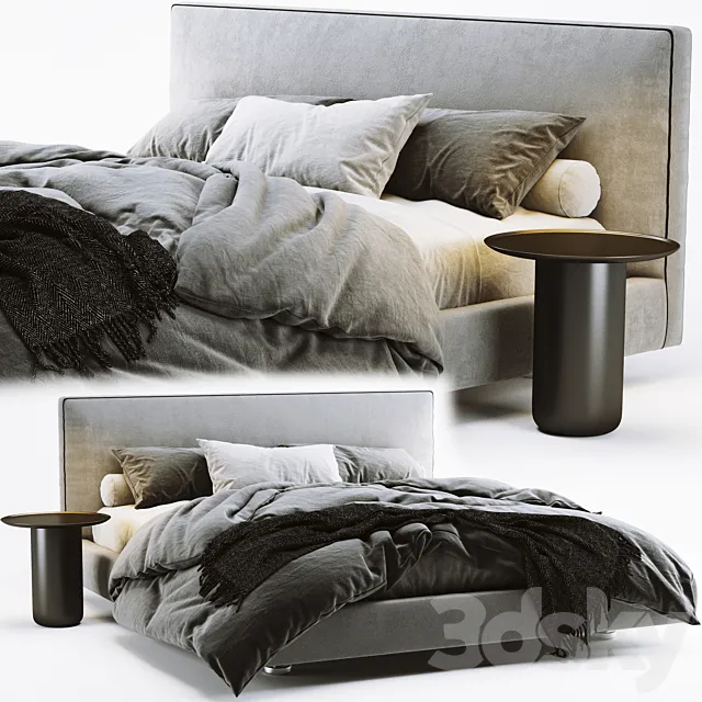B&B Italia Richard Bed 3D Model