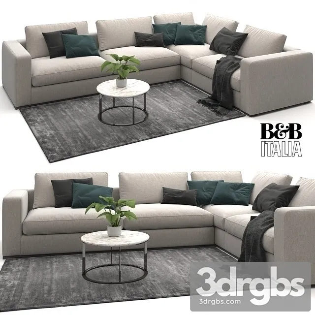 BB Italia Richard Sofa 02 3D Model Free