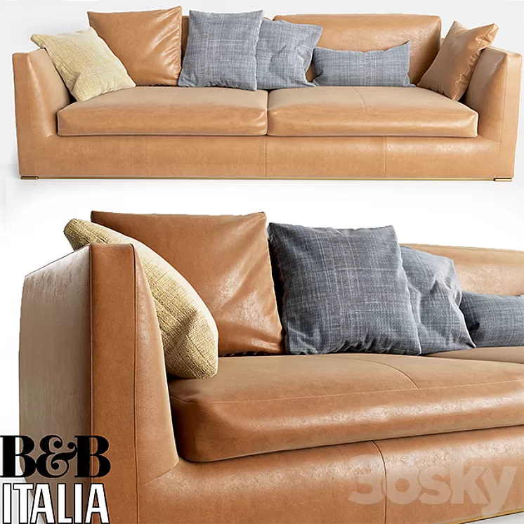 B&B Italia Richard sofa 3D Model