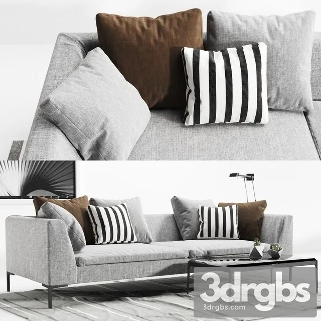 BB Italia Sofa Charales 3D Model Free