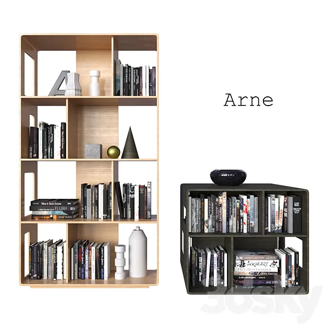 B&B Italia Storage units Arne 3D Model