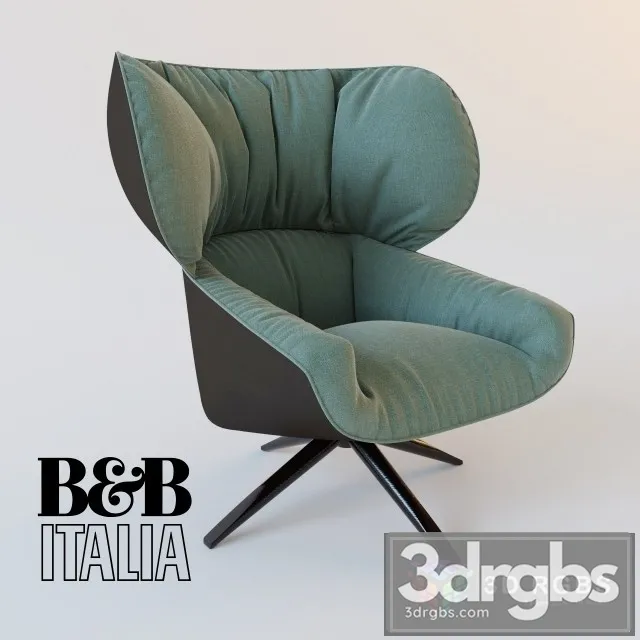 BB Italia Tabano Armchair 3D Model Free
