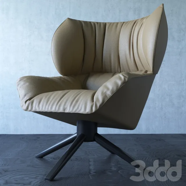 B&B Italia TABANO armchair 3D Model