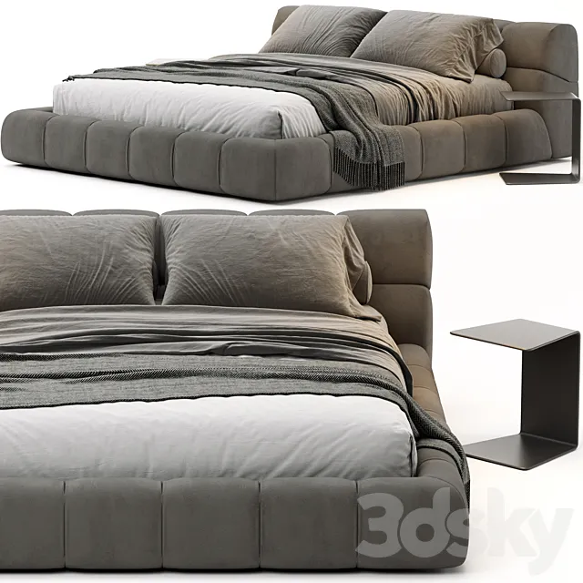 B&B Italia Tufty Bed 3D Model