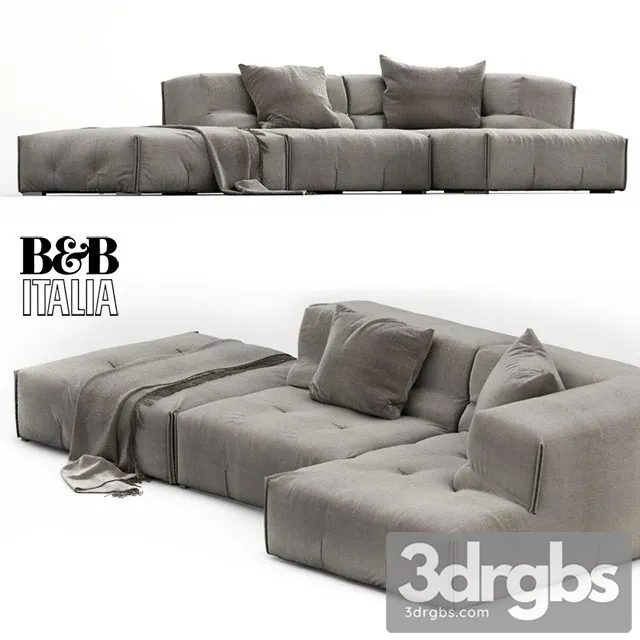 BB Italia Tufty Too Sofa 3D Model Free