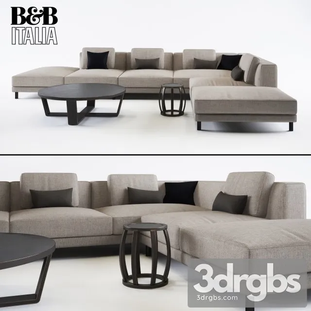 BB italiya Sofa 3D Model Free