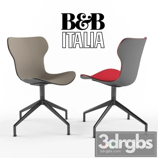 BB Papilio Shell Chair 3D Model Free