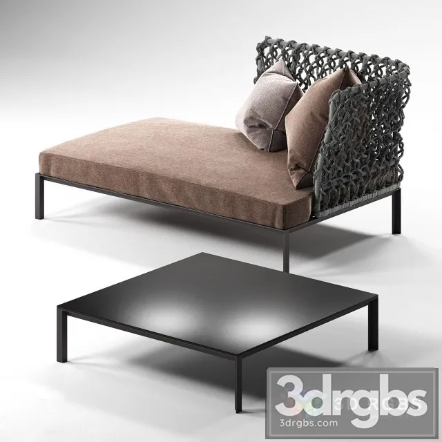 BB Ravel R160A6D Armchair 3D Model Free