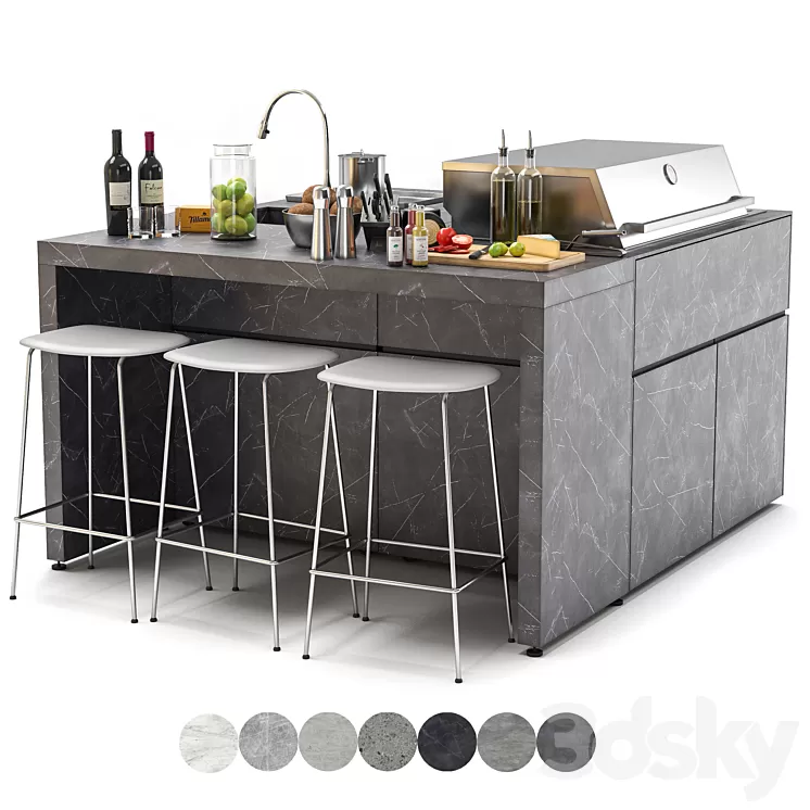 bbqube x barbecue 3D Model