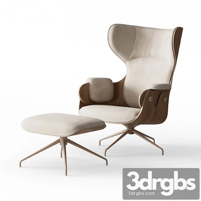 Bd Barcelona Design Lounger 4 3D Model Free