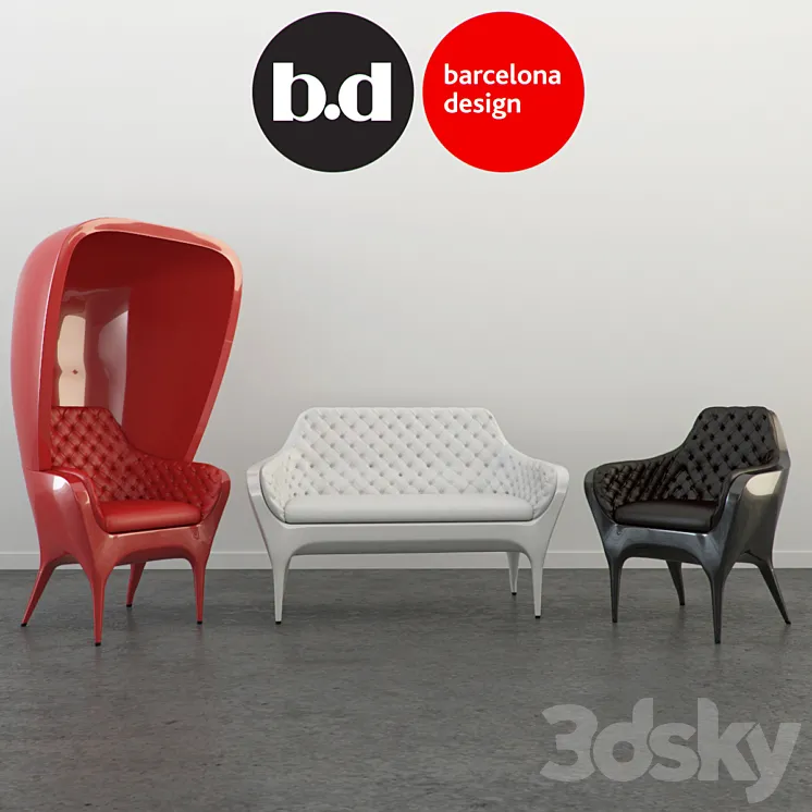 BD Barcelona Design Showtime 3D Model Free
