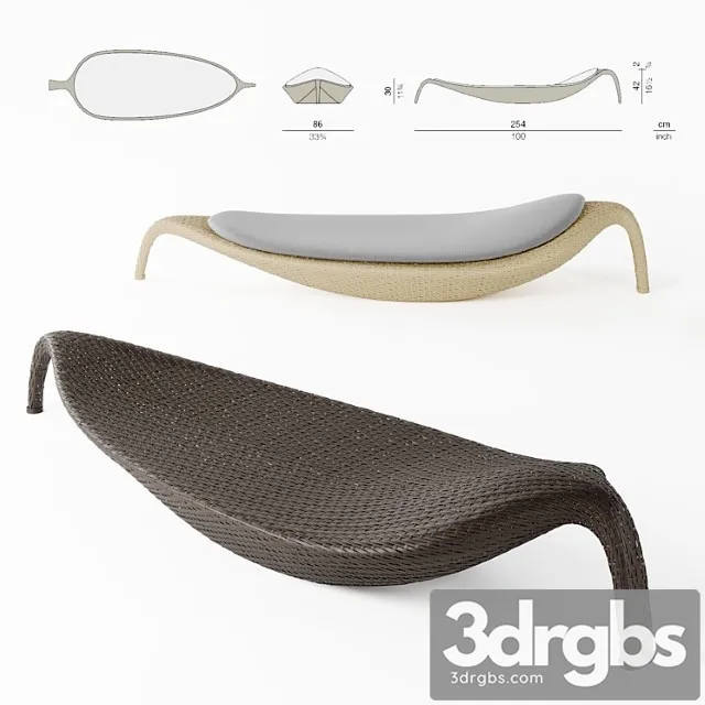 Beach Chair The Leaf Collection 3D Model Free