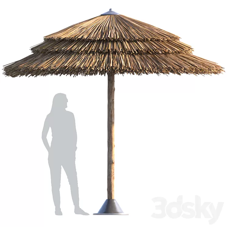 Beach umbrella 3D Model