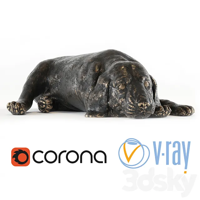 Beagle figurine 3DModel