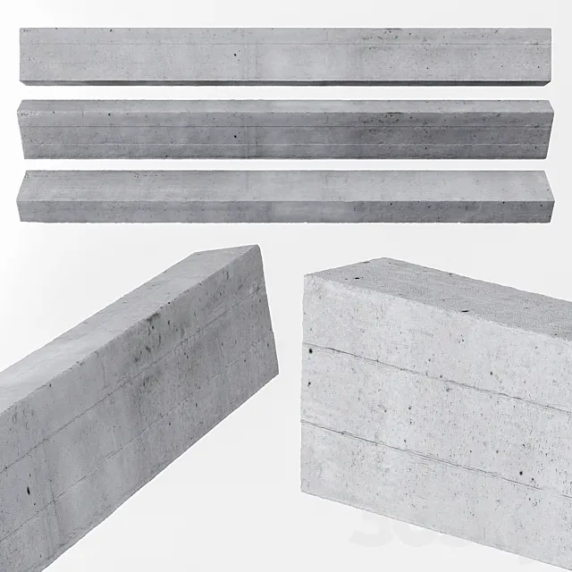 Beam concrete ceiling 3DModel