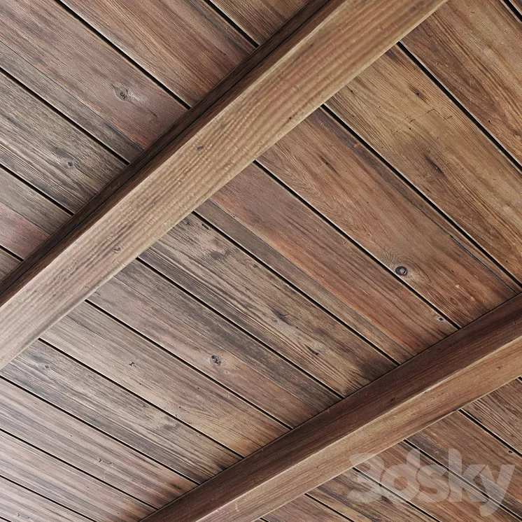 Beam decor wall n3 / Beam decor 3D Model Free