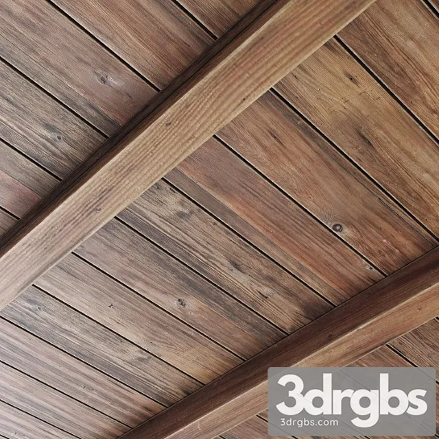 Beam Decor Wall N3 Dekor Iz Balok 3D Model Free