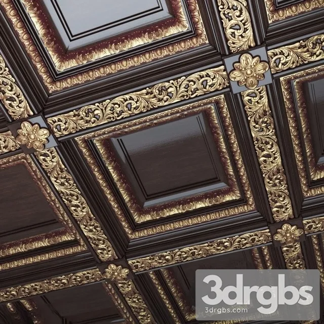 Beamed Ceiling Roden 3D Model Free