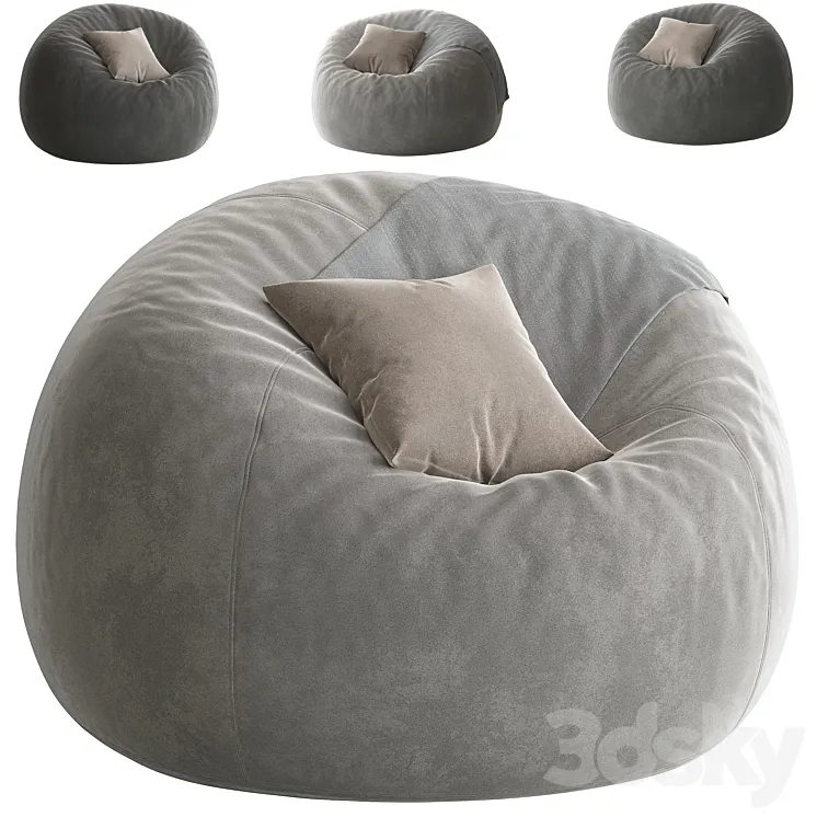 Bean bag 3D Model Free