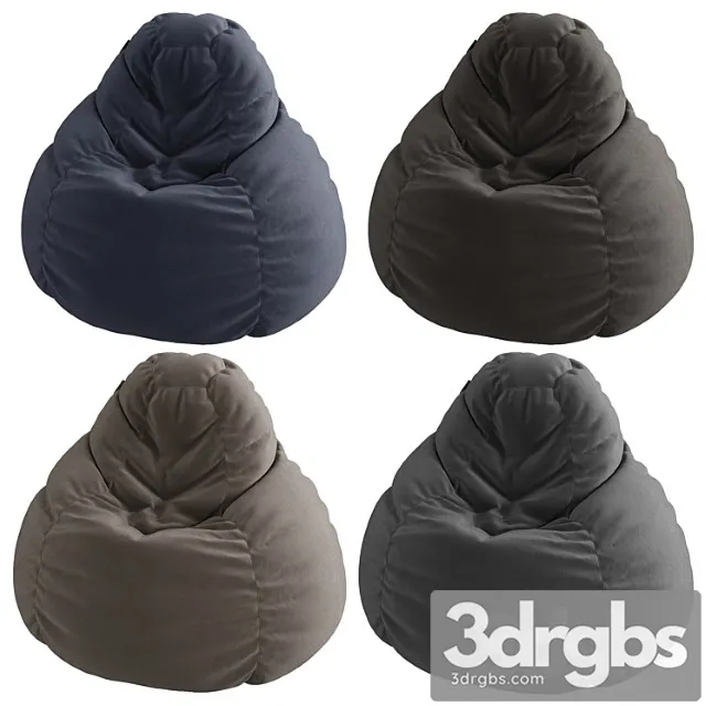 Bean Bag Chair 2 3D Model Free