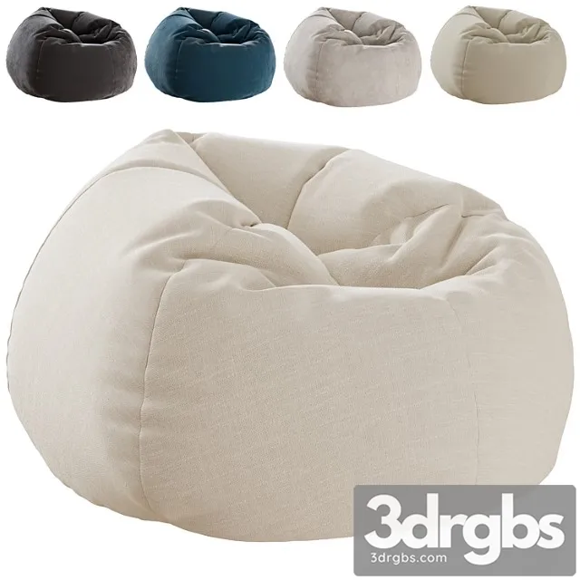 Bean bag chair 3 3D Model Free