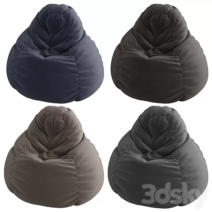 Bean bag chair 3D Model