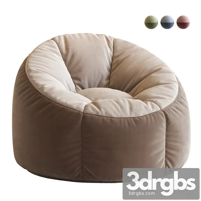 Bean Bag Chair 5 3D Model Free