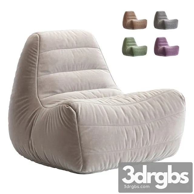 Bean bag chair n7 2 3D Model Free