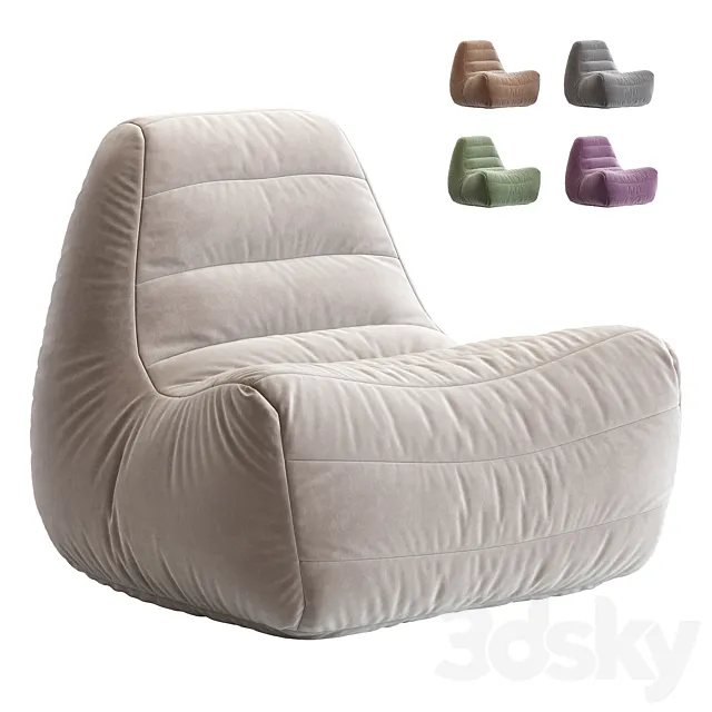 Bean Bag Chair N7 3D Model